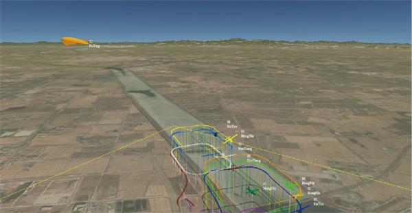 圖 6 利用無人機(jī)傾斜攝影高清高動態(tài)遙感數(shù)據(jù)規(guī)劃構(gòu)建無人機(jī)低空公共航路
